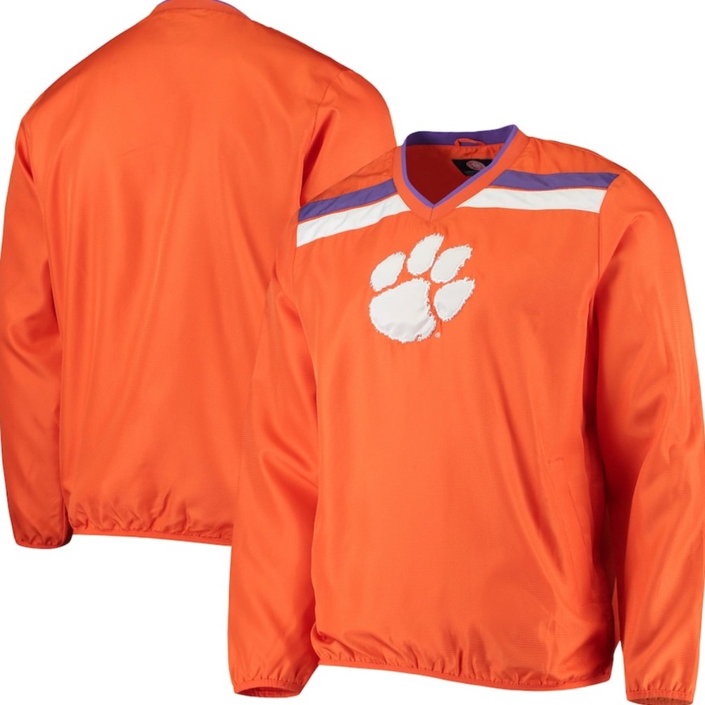 NEW Clemson Tigers G-III Sports by Carl Banks Progression Pullover Sweatshir…